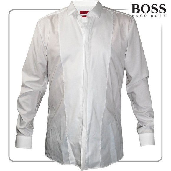 Hugo Boss Red Label Men's Tuxedo Shirt (size 44) - Picture 1 of 7
